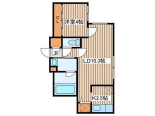 ARISTO北7条の物件間取画像